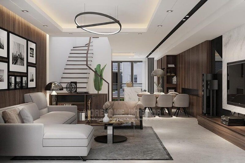 Chúng tôi cung cấp dịch vụ thiết kế nội thất sang trọng và đẹp mắt cho các căn hộ, biệt thự, nhà phố và nhà liền kề, đặc biệt là phòng khách liền bếp.