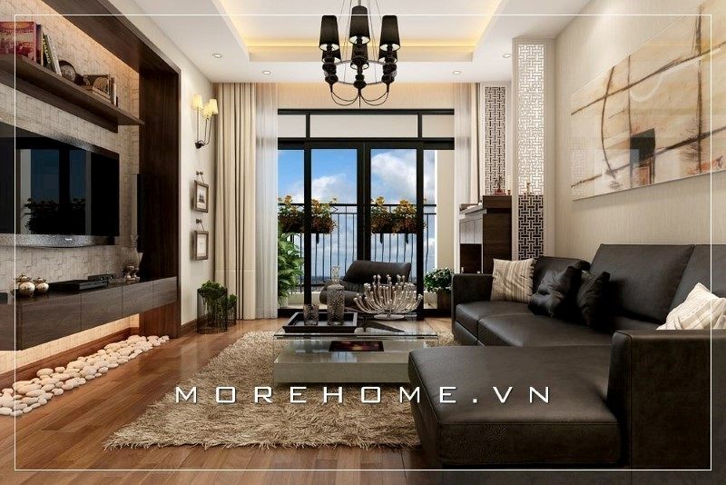 Kiểu dáng thiết kế đặc biệt của bàn trà giúp không gian phòng khách trở nên đẹp đẽ và sang trọng hơn trong mắt người nhìn.